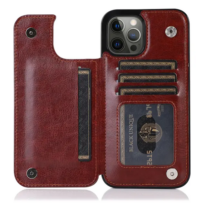 SleekSafe PU Wallet Case