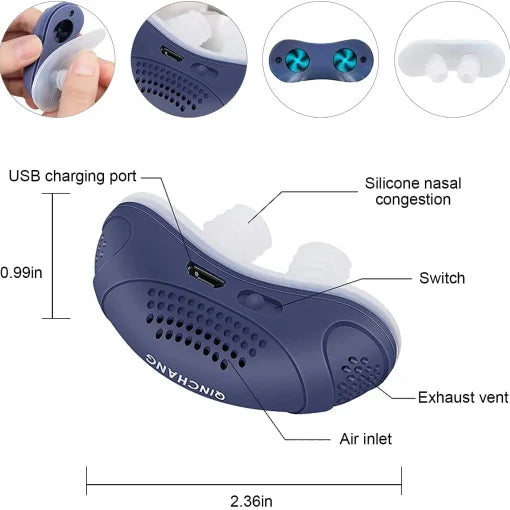 Micro CPAP Reisapparaat Zonder Slang Anti-Snurkapparaat