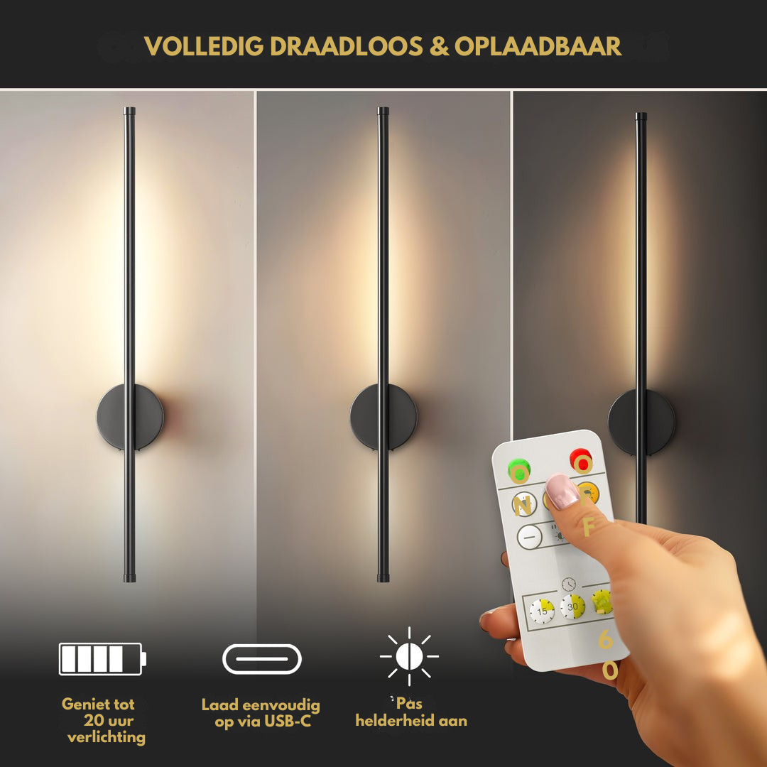 StickLight Draadloze Wandlamp