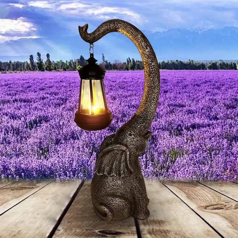 Betoverende Olifant Zonne Lamp