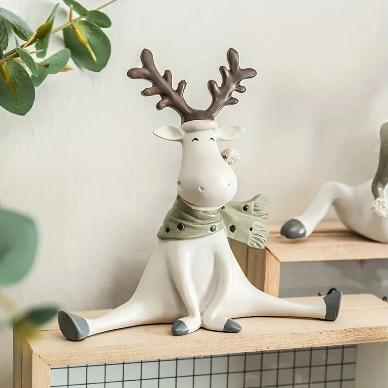 FrostyElk™ - Feestelijke Rendier Beeldje