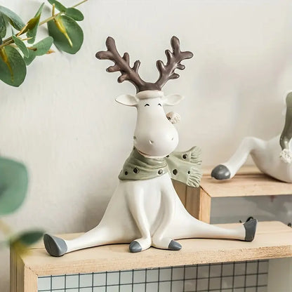 FrostyElk™ - Feestelijke Rendier Beeldje