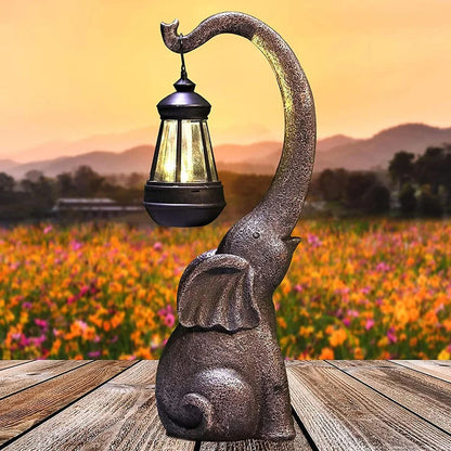 Betoverende Olifant Zonne Lamp