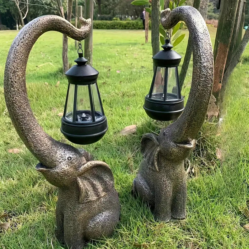 Betoverende Olifant Zonne Lamp