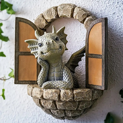 Betoverde Draak - Tuinornament