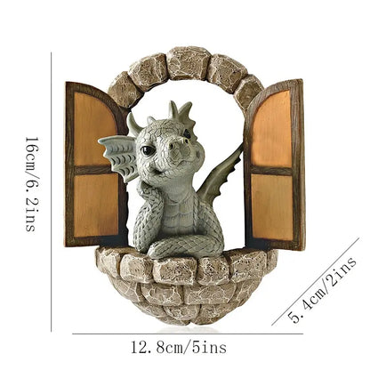 Betoverde Draak - Tuinornament