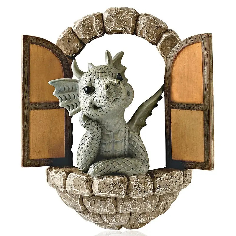 Betoverde Draak - Tuinornament