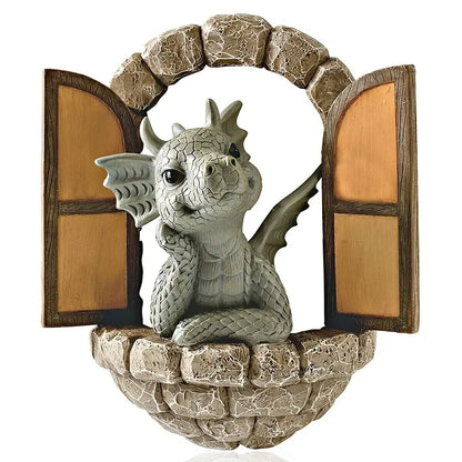 Betoverde Draak - Tuinornament