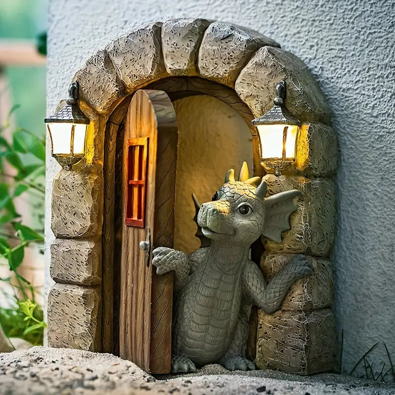 Betoverde Draak - Tuinornament