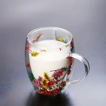 FloralGlow Glas - Mok