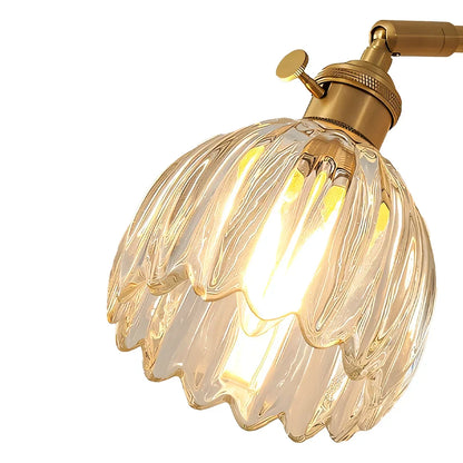 Freya Lotus glazen wandlamp