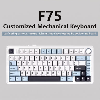 AULA F75 75% Draadloos Mechanisch Toetsenbord - Gasket Mount Hot-Swap