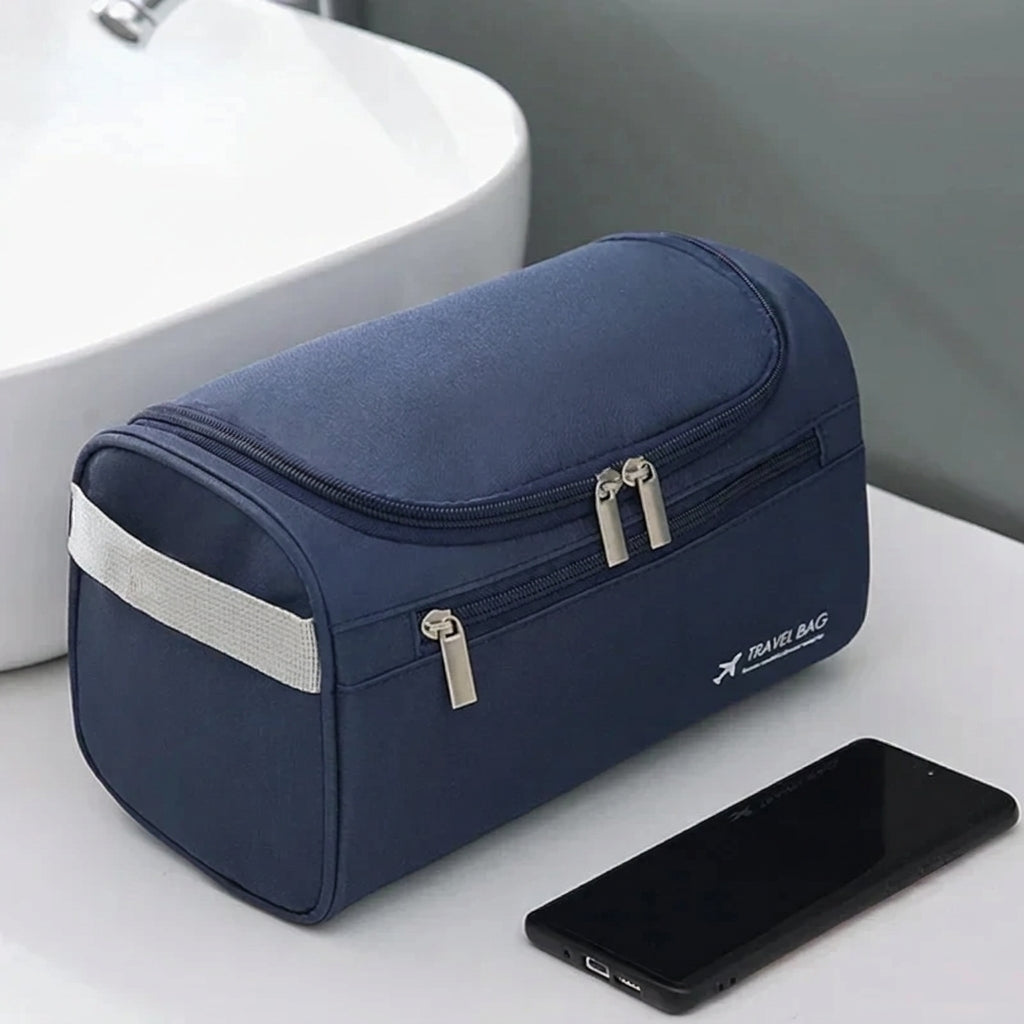 Hangende Toilettas voor Heren & Dames - Luxe PU-Lederen Dopp Kit