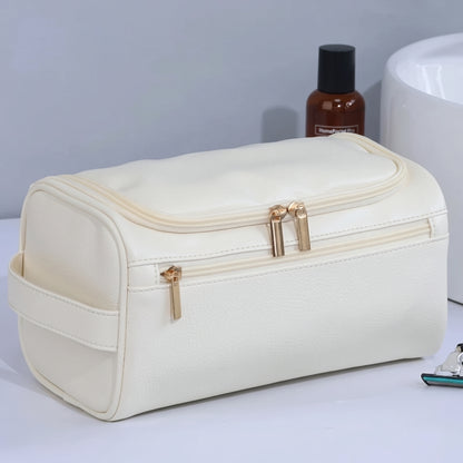 Hangende Toilettas voor Heren & Dames - Luxe PU-Lederen Dopp Kit