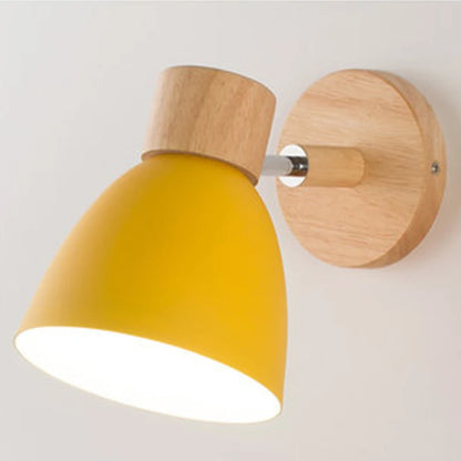 Scandinavische Houten Wandlamp