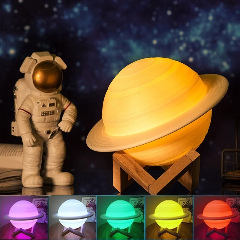 Saturnus Lamp en Bluetooth Speaker
