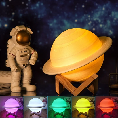 Saturnus Lamp en Bluetooth Speaker