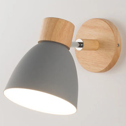 Scandinavische Houten Wandlamp