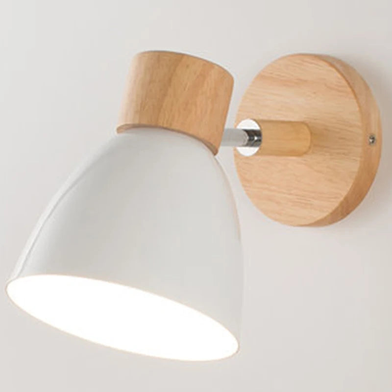 Scandinavische Houten Wandlamp