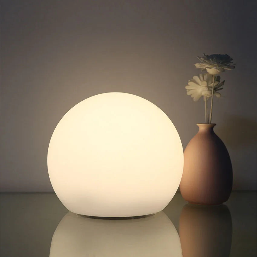 LumiGlobe – Draadloze LED Tafellamp met 16 Kleuren voor Sfeervolle Verlichting