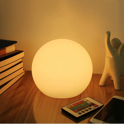 LumiGlobe – Draadloze LED Tafellamp met 16 Kleuren voor Sfeervolle Verlichting