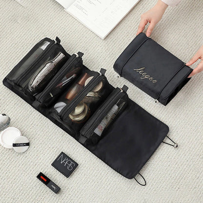 4-in-1 Oprolbare Make-Up Reistas - Inklapbare Cosmeticatas