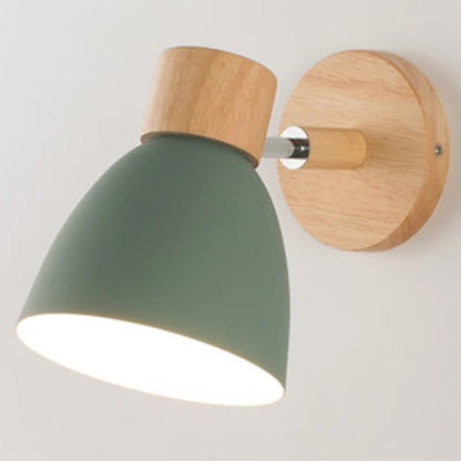 Scandinavische Houten Wandlamp