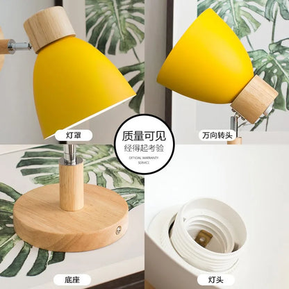Scandinavische Houten Wandlamp
