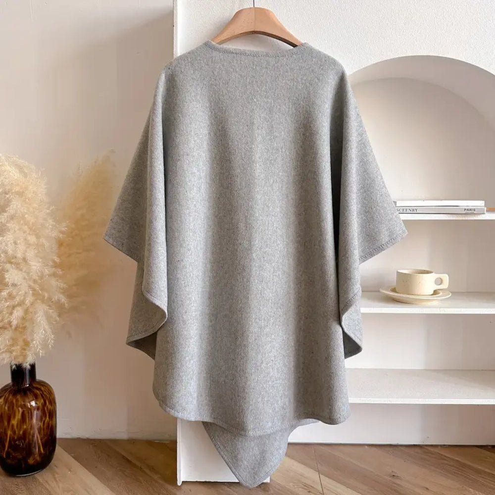WINDWRAP – Luxueuze poncho-sjaal-jack voor alle seizoenen