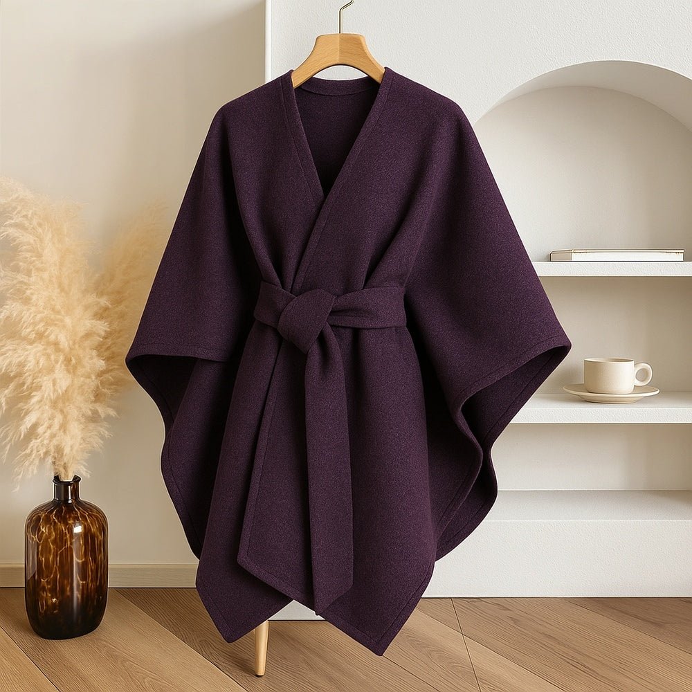 WINDWRAP – Luxueuze poncho-sjaal-jack voor alle seizoenen