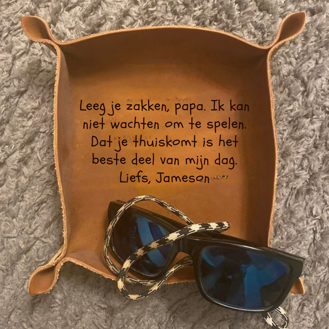 Papa's sleutelbakje | Met tekst