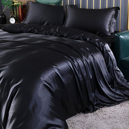 SilkenDream – Luxe Zijde Beddengoedset voor Ultiem Comfort