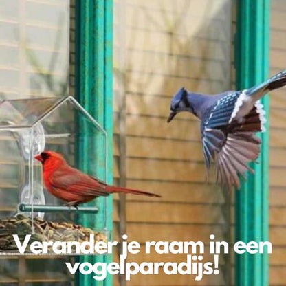 ViewNest | Vogelvoederhuisje voor aan het raam