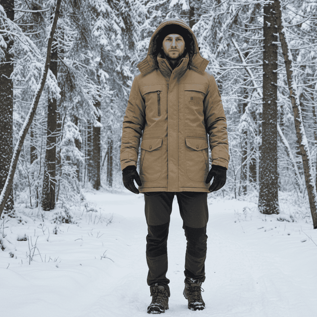 FROSTGUARD – Gewatteerde Parka voor Warmte en Bescherming op Koude Dagen