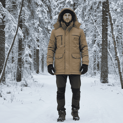 FROSTGUARD – Gewatteerde Parka voor Warmte en Bescherming op Koude Dagen