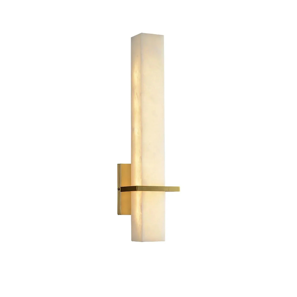 Moderne Alabaster Wandlamp Messing LED Binnen Wandlamp