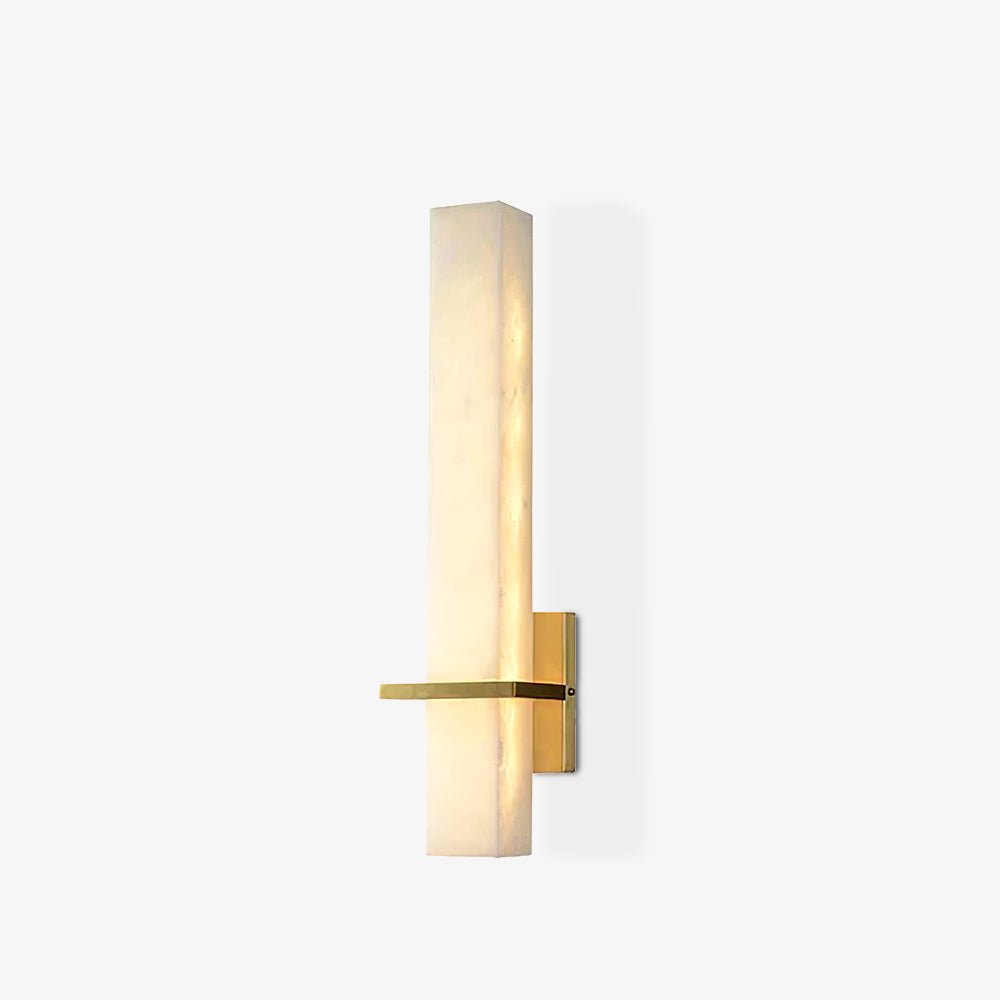 Moderne Alabaster Wandlamp Messing LED Binnen Wandlamp