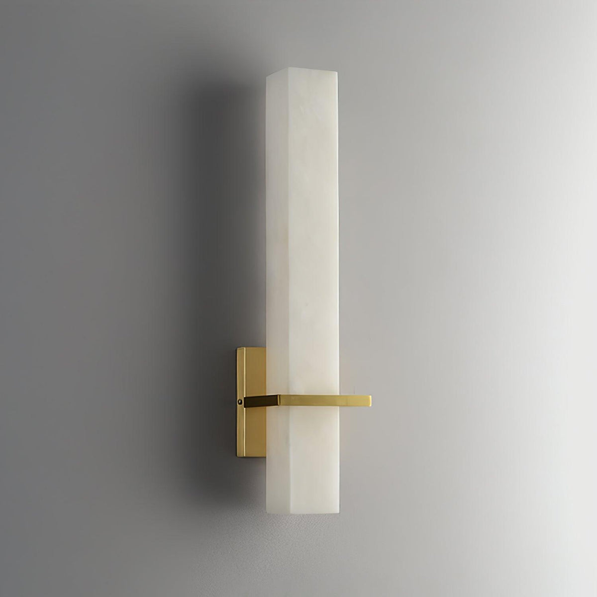 Moderne Alabaster Wandlamp Messing LED Binnen Wandlamp