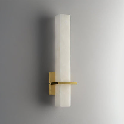 Moderne Alabaster Wandlamp Messing LED Binnen Wandlamp