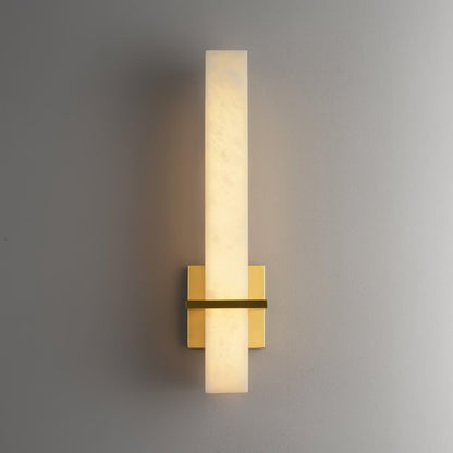 Moderne Alabaster Wandlamp Messing LED Binnen Wandlamp