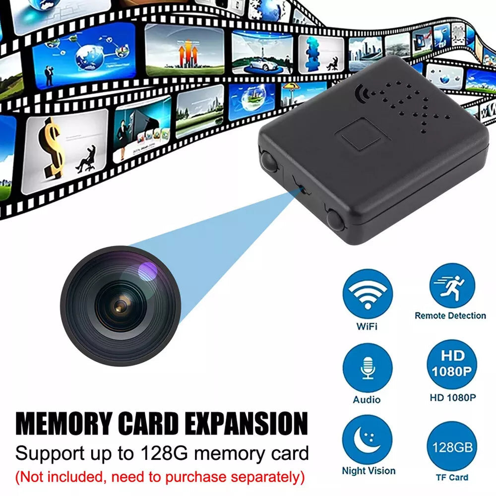 Micro HD Camera Met Audio Nachtzicht Binnen 2025
