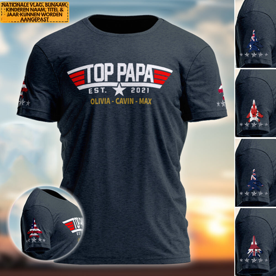 Top PAPA Customized Shirt