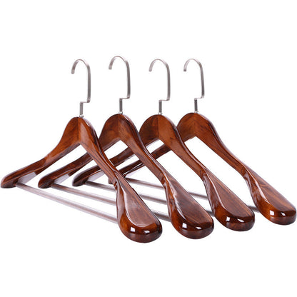 Oaklee Élite – Luxe Houten Kledinghangers met Verfijnd Design