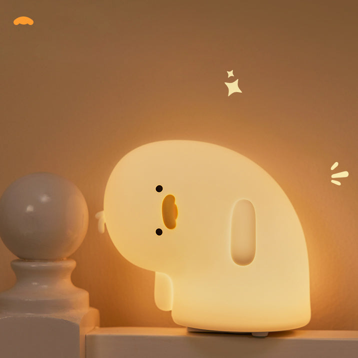 Schattige Eend LED Squishy Nachtlamp Voor Cadeau USB Oplaadbare Eend Lamp