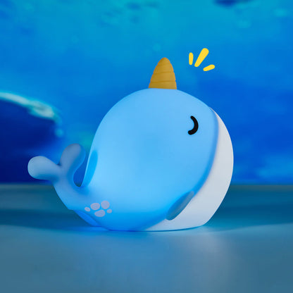 Eenhoorn Walvis Silikon Squishy Nachtlampje Perfect Cadeau Slaapmaatje Stressverlichting