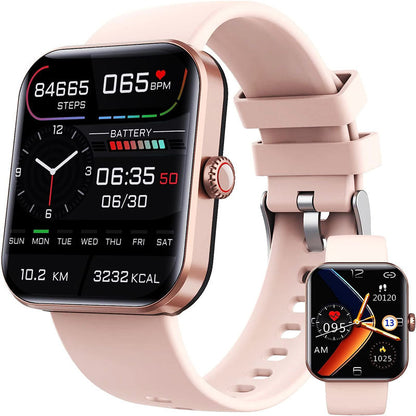 2025 Gezondheids Smartwatch BP+ECG+HRV+BG Monitor met SpO2, Hartslag, Slaap & Fitness Tracking