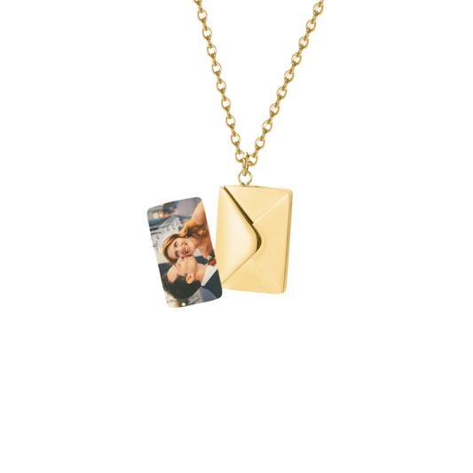 ForeverLove | Envelop ketting met foto