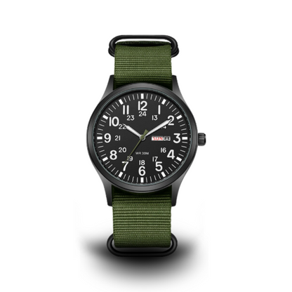 Duurzaam heren outdoor horloge – waterdicht, krasbestendig ontwerp, voor avontuur