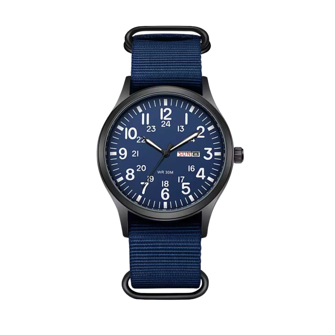 Duurzaam heren outdoor horloge – waterdicht, krasbestendig ontwerp, voor avontuur