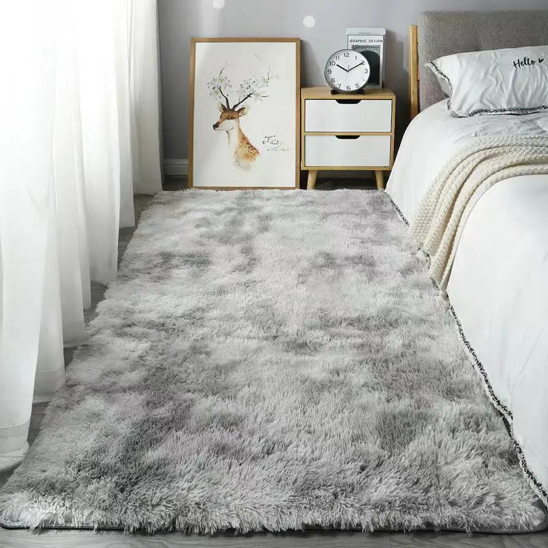 VIKAMA Zacht Zijdewollen Vloerkleed - Scandinavisch Antislip Kleed